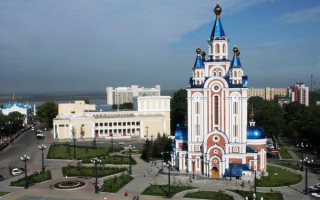 Храм Успения Божьей Матери в Хабаровске