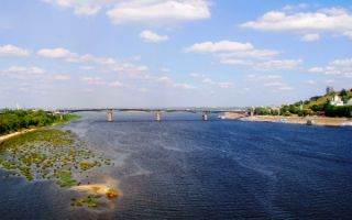 Река Ока в Нижнем Новгороде