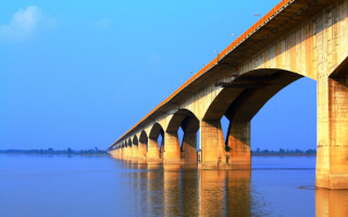 Мост Ганди Сету в Патне, Индия