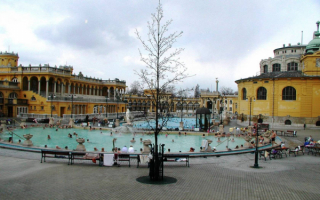 Бассейны с термальной водой в Будапеште