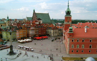 Дворцовая площадь в Варшаве