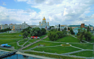 Набережная в Саранске