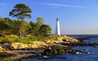 Маяк Point  Park в Нью-Хевене