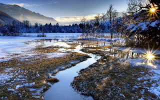 Ранняя весна в таежном краю