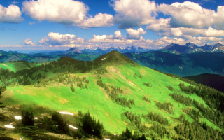 Весенние горы