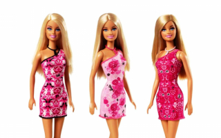 Куклы Барби в розовых платьях