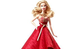 Барби в красном платье