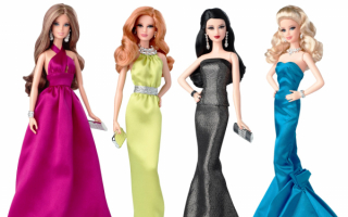 Барби в вечерних платьях