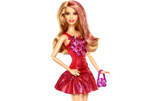 Барби в звездном платье