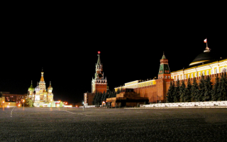 Москва ночью