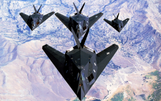 Тактические ударные самолеты F 117 Стелс