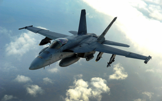 F-18 Hornet -  американский палубный истребитель-бомбардировщик и штурмовик
