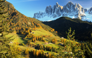 Осень в Доломитовых Альпах