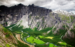 Речной каньон в Норвегии