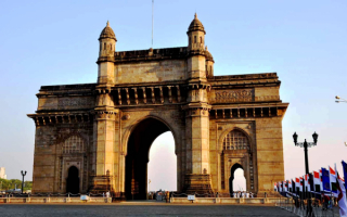 Триумфальная арка Ворота в Индию в Мумбаи