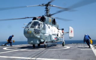 Российский противолодочный вертолет Ка-27