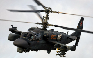 Российский ударный вертолет Ка-52 Аллигатор