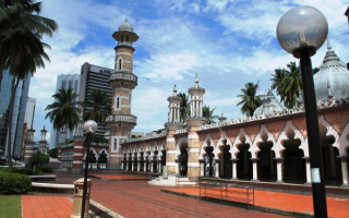 Куала - Лумпур мечеть Джамек