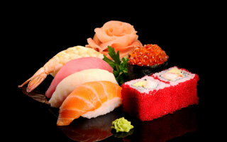 Картинка суши и роллы