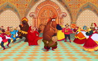Кадр из мультфильма Три богатыря и наследница престола