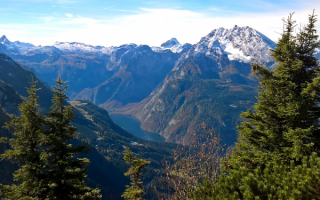 Альпийский пейзаж Бавария