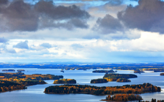 Озеро Каллавеси Финляндия