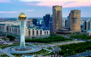 Город Нур-Султан столица Казахстана