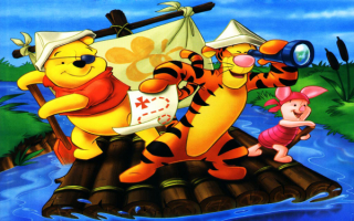 Винни-Пух, Тигра и Пятачок в поисках клада