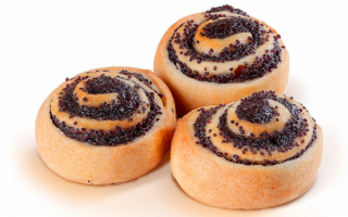 Булочки  с маком