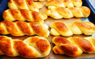 Булочки плетеные