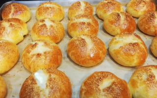 Пышные вкусные булочки