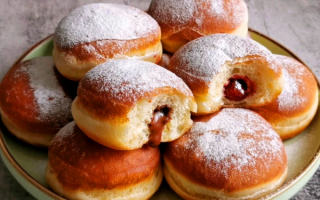 Пончики с вареной сгущенкой