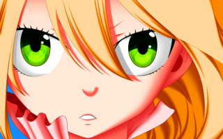Зеленые глаза аниме