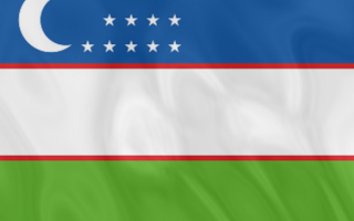 Флаг Узбекистан