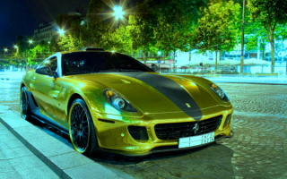 Gold Ferrari / Золотой Феррари